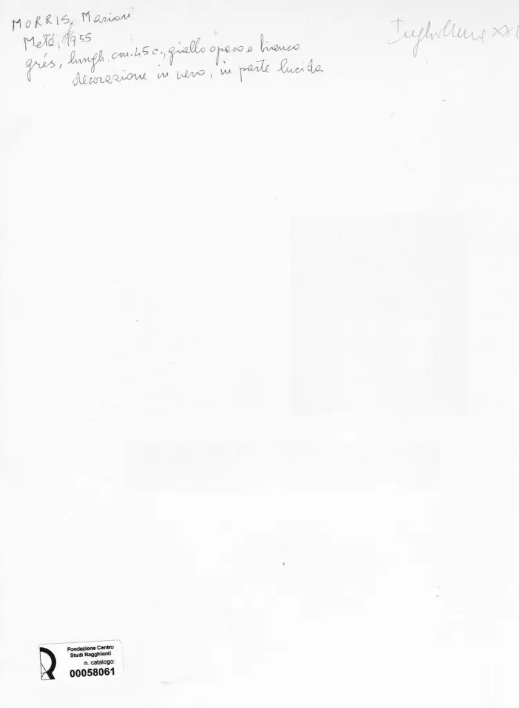 Anonimo , Morris, Marion - sec. XX - Donna dul Sof&agrave; , retro