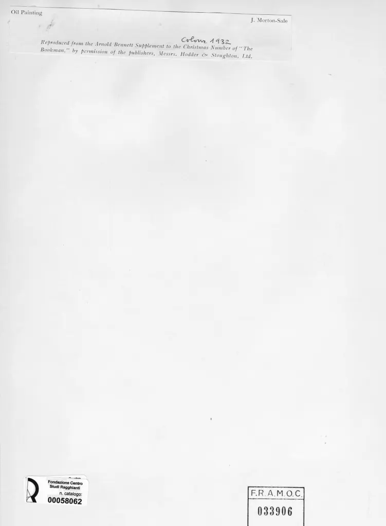 Anonimo , Morton-Sale, John - sec. XX - Donna che si pettina , retro