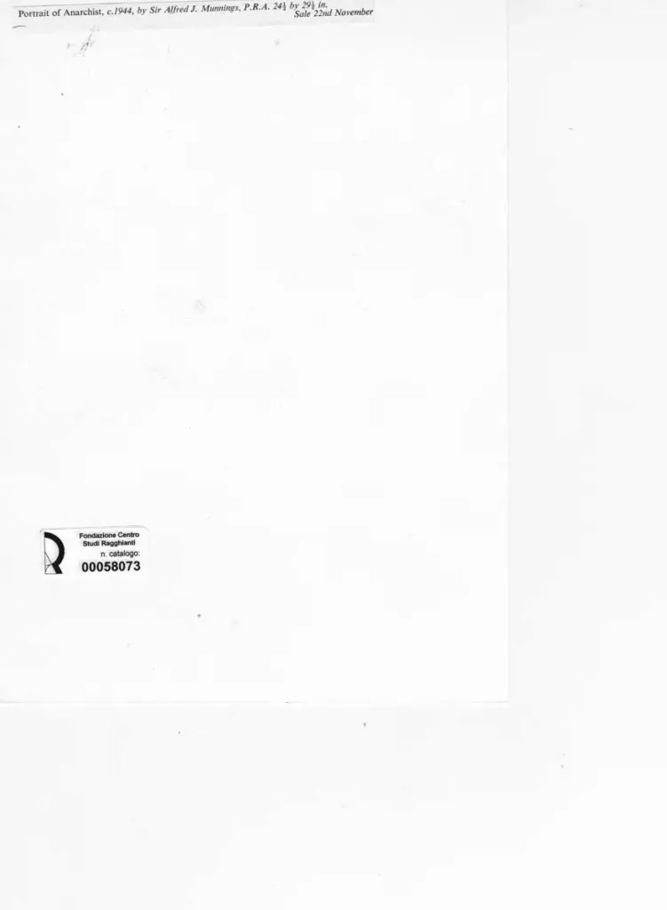 Anonimo, Anonimo , retro