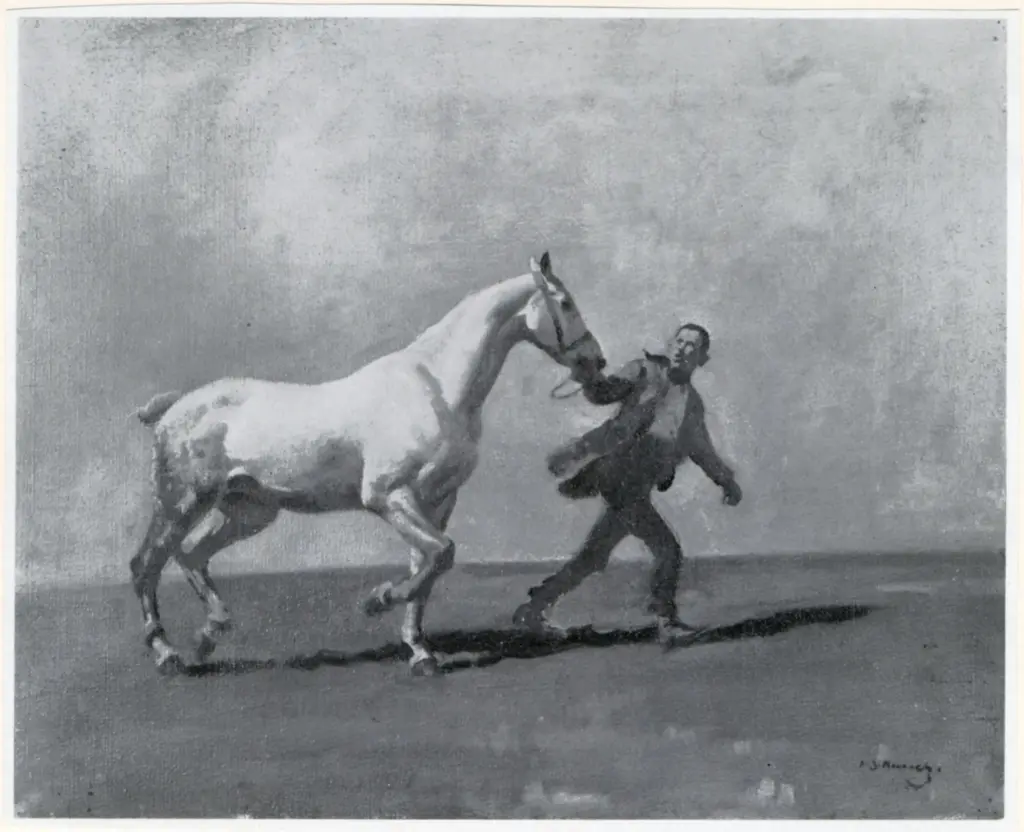 Anonimo , Munnings, Sir Alfred , fronte