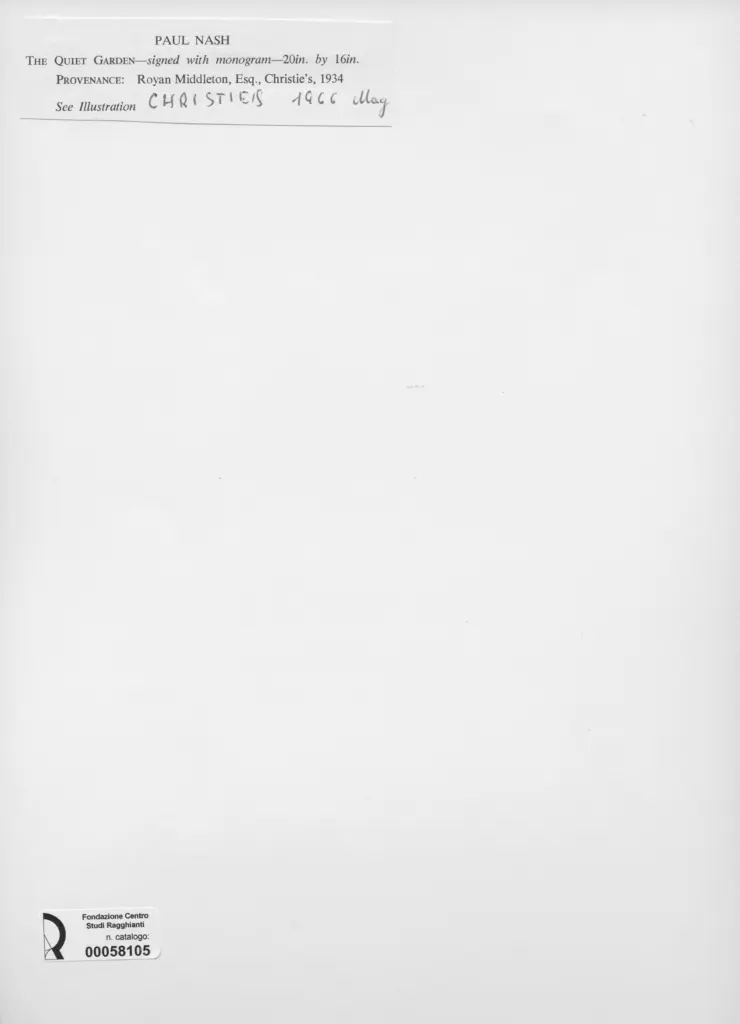 Anonimo , Nash, Paul , retro