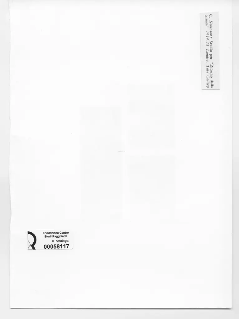 Anonimo , Nevinson, C.R.W. , retro