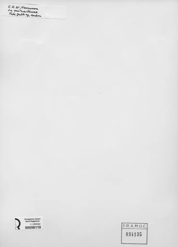 Anonimo , Nevinson, C.R.W. , retro