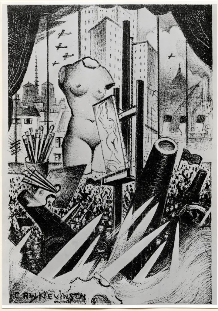 Anonimo , Nevinson, C.R.W. - - , fronte