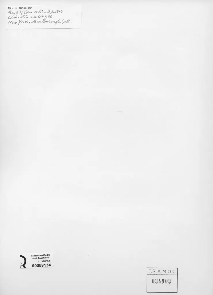 Anonimo , Nicholson, Ben - sec. XX - Coeur de Lion 2 , retro