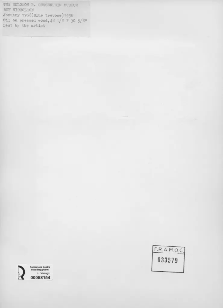 Anonimo , Nicholson, Ben - sec. XX - Blue trevose , retro