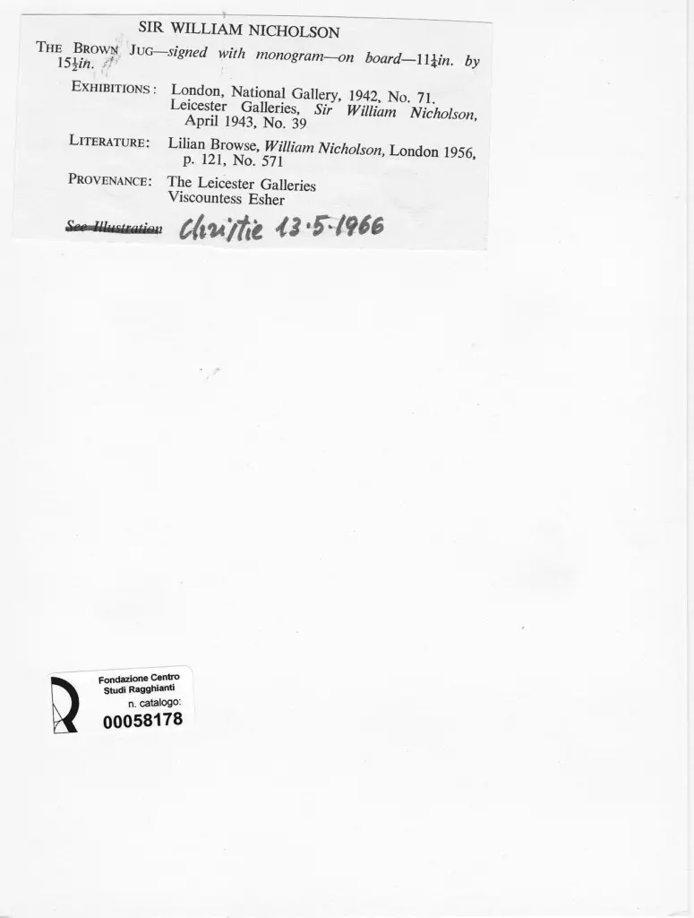 Anonimo , Nicholson, William , retro