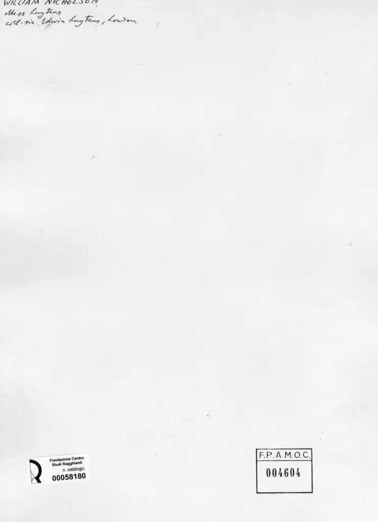 Anonimo , Nicholson, William , retro