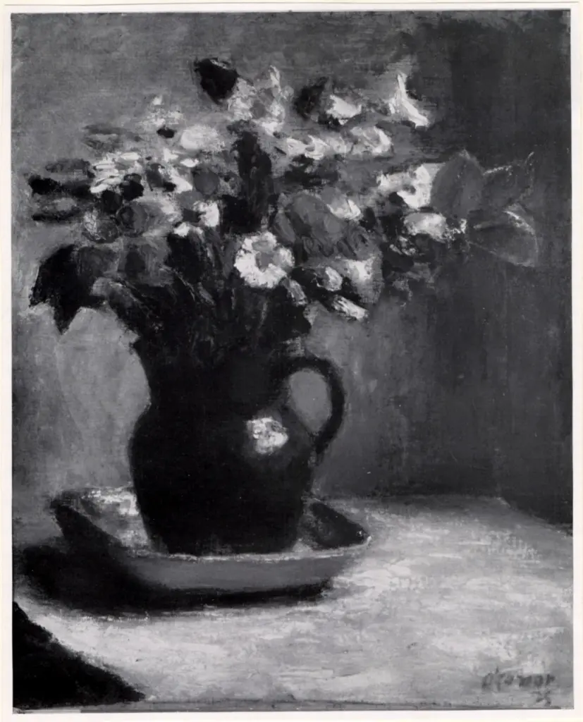 Anonimo , O'Corner, Roderick - sec. XX - Flowers in a green jug , fronte