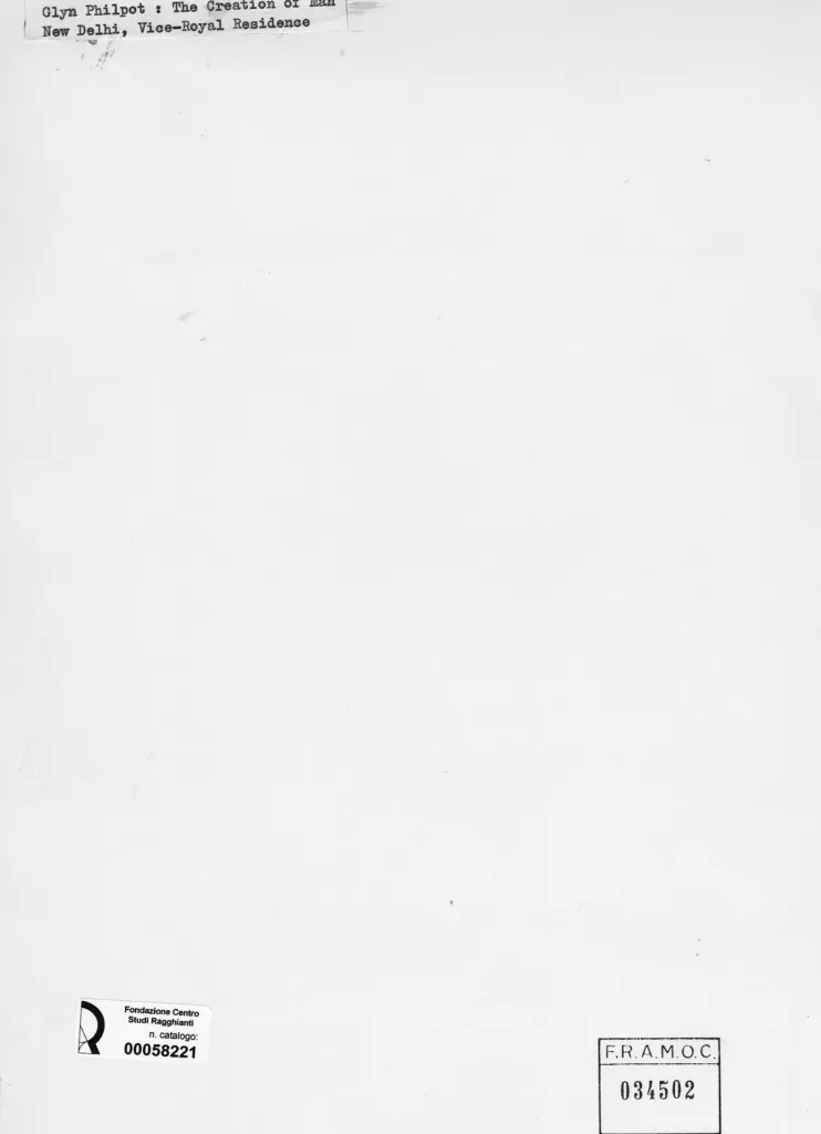 Anonimo , Philpot, Glyn W. - sec. XX - The Creation of Man , retro