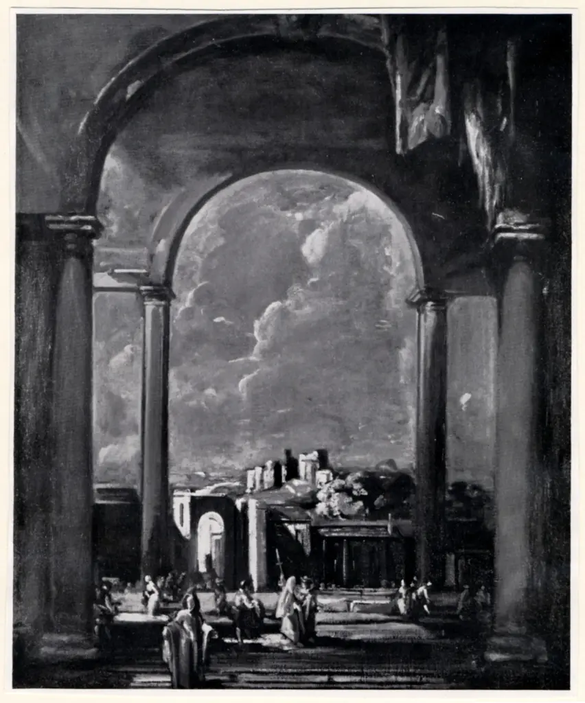 Pryde, James , Figures under an arch