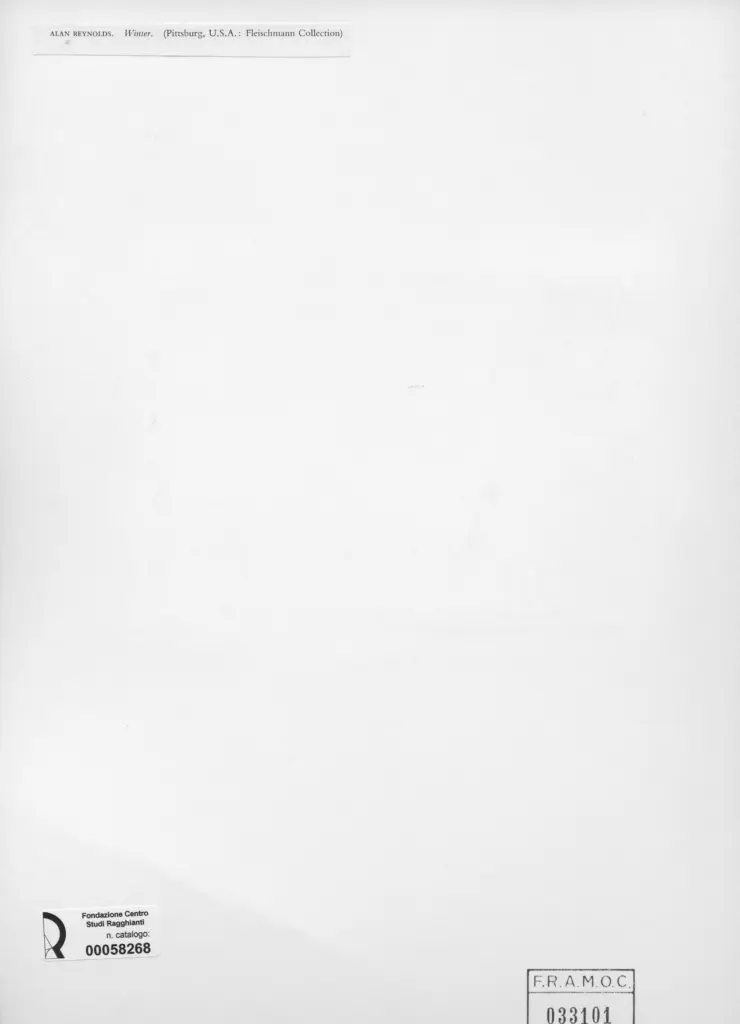 Anonimo , Reynolds, Alan - sec. XX - Winter , retro