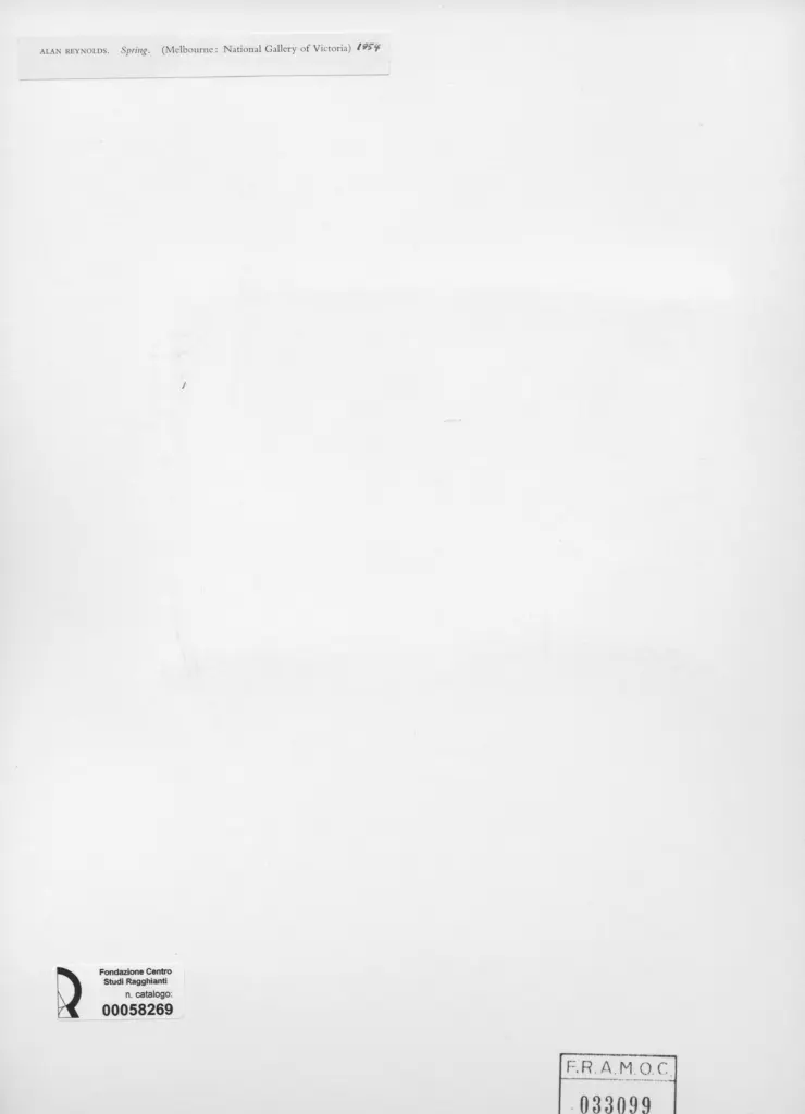 Anonimo , Reynolds, Alan - sec. XX - Spring , retro