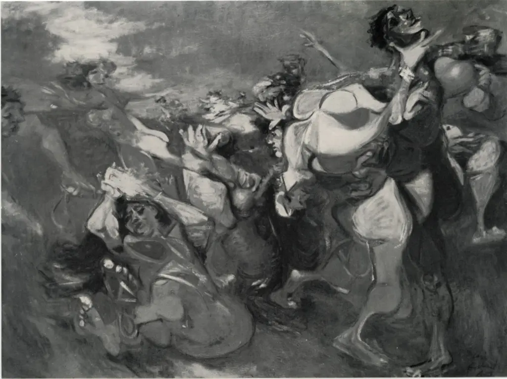 Richards, Ceri , The Rape of the Sabine Women (I versione)