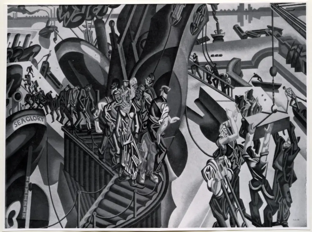 Anonimo , Roberts, William - sec. XX - Dock Gates , fronte