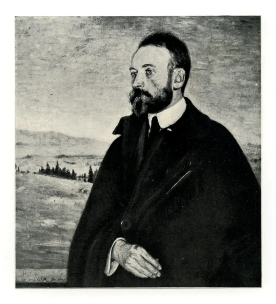 Rothenstein, William , Portrait de M. Bernhard Berenson -