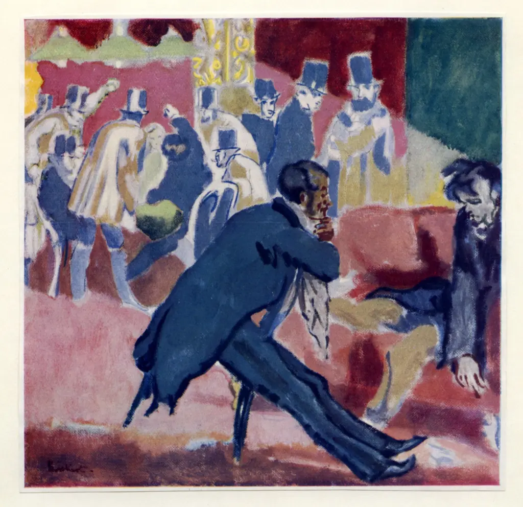 Sickert, Walter Richard , Le Tapis Vert