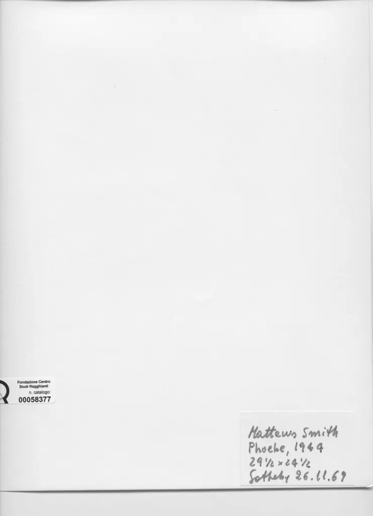 Anonimo , Smith, Matthew - sec. XX - Phoebe , retro