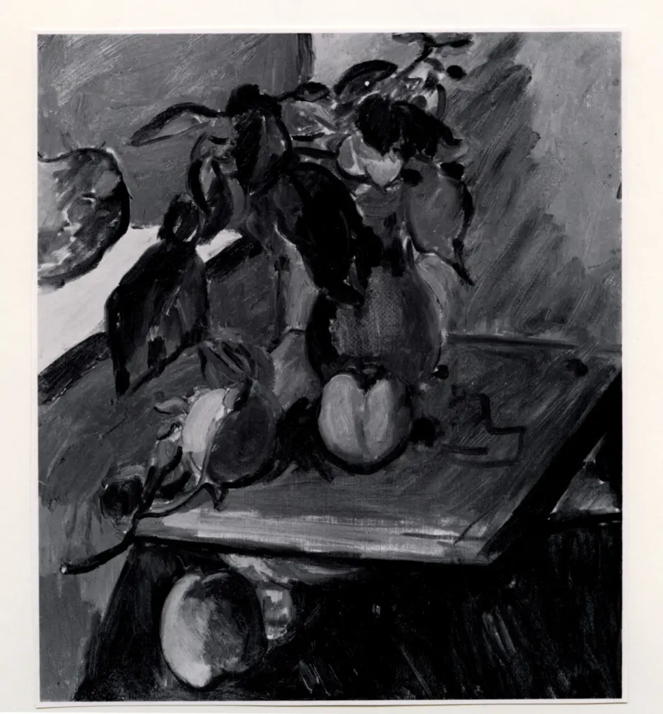 Anonimo , Smith, Matthew - sec. XX - Leaves and Peaches , fronte