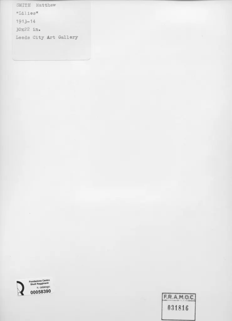 Anonimo , Smith, Matthew - sec. XX , retro