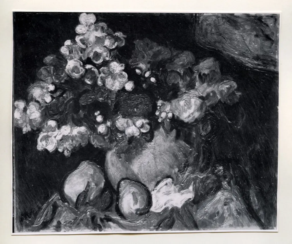 Anonimo , Smith, Matthew - sec. XX - Vase of flowers and fruit , fronte