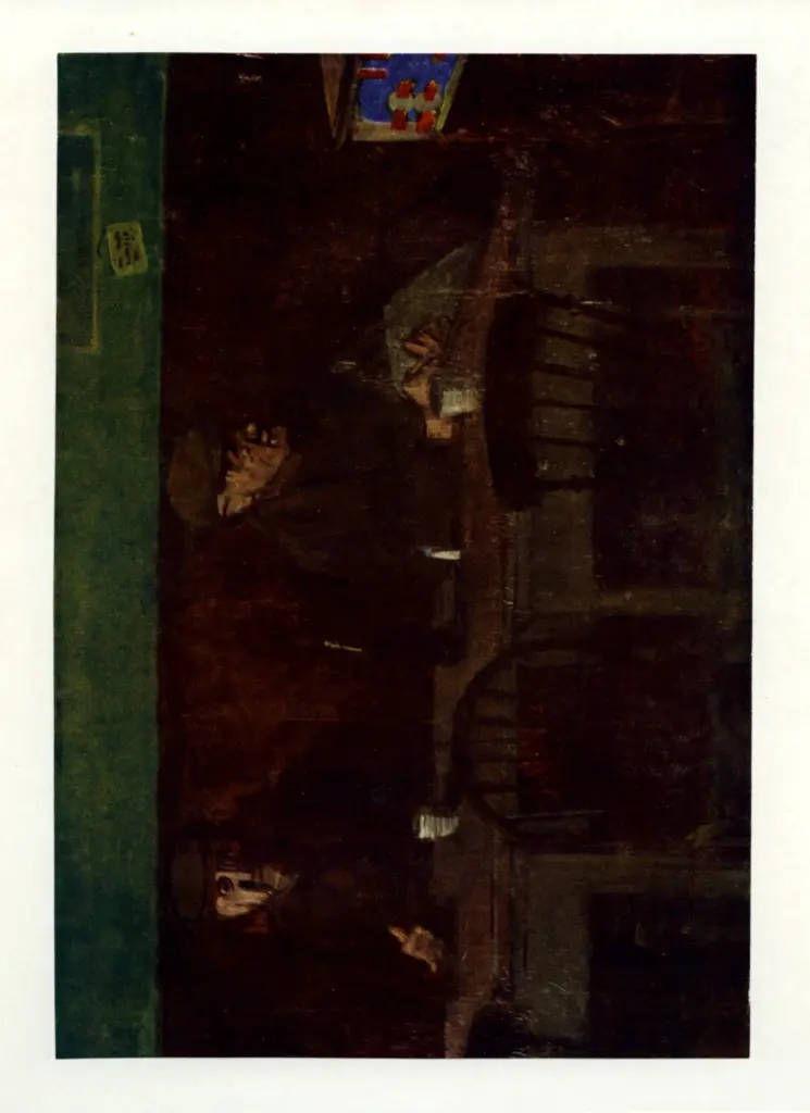 Anonimo , Spear, Ruskin - sec. XX - Harry's Caf&eacute; , fronte