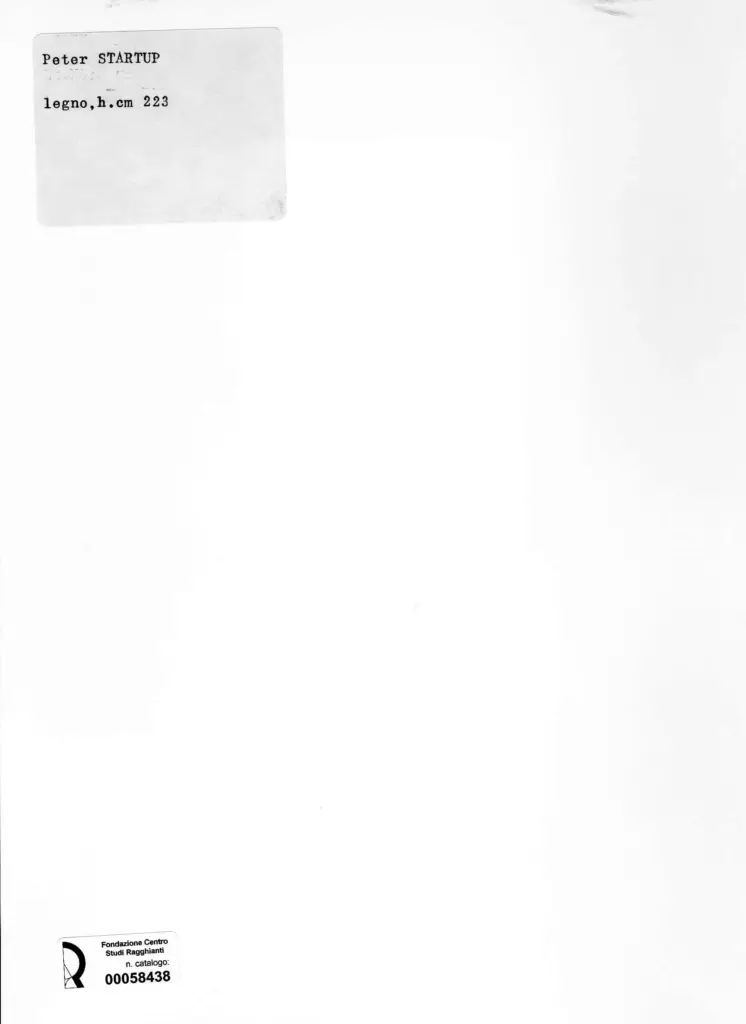Anonimo , Startup, Peter - sec. XX - Composizione , retro