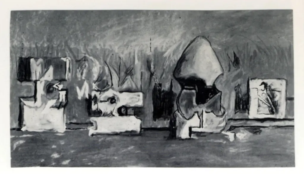 Anonimo , Sutherland, Graham - sec. XX - Landscape with stones and grasses , fronte