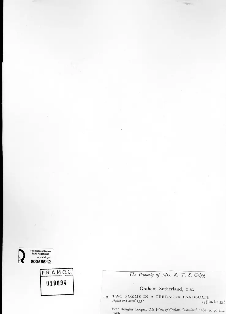 Sutherland, Graham - sec. XX , retro