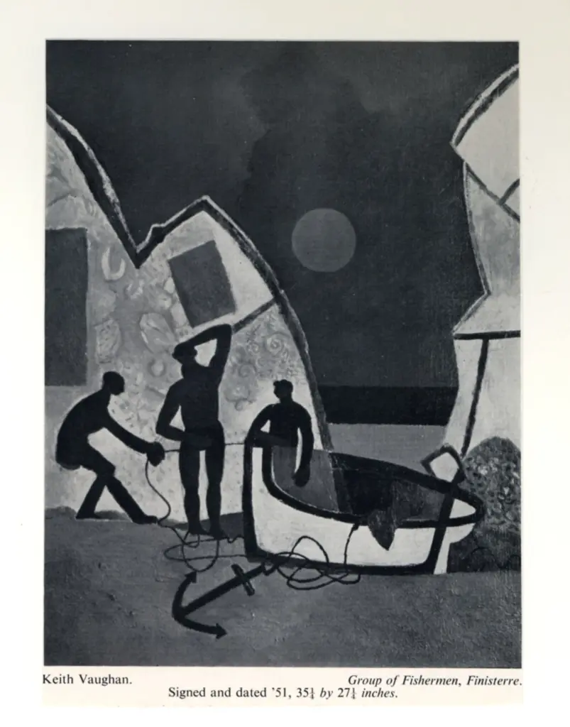 Vaughan, Keith , Group of Fishermen, Finisterre -