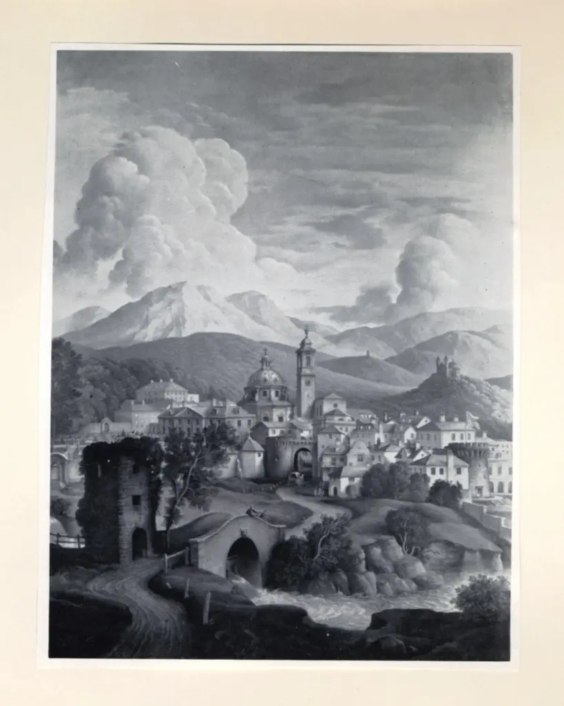 Anonimo , Whistler, Rex - sec. XX - A hill town , fronte