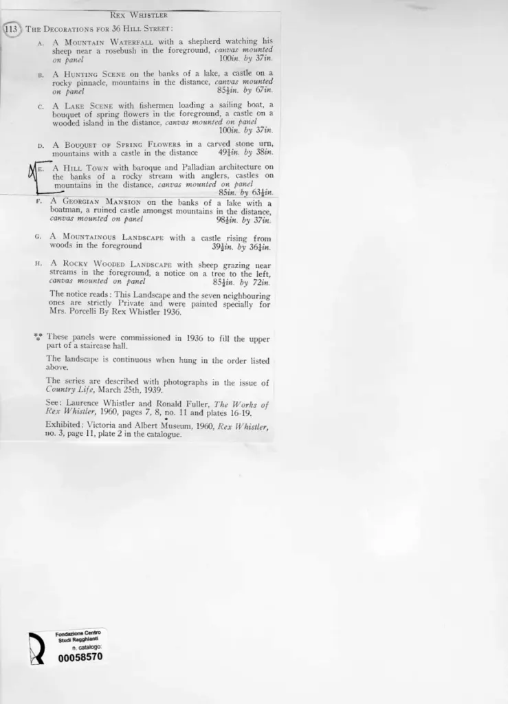 Anonimo , Whistler, Rex - sec. XX - A hill town , retro