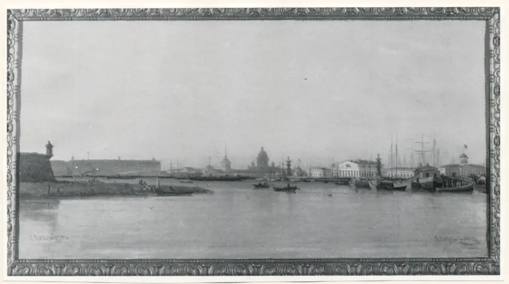 Anonimo , Veretschagin, P. - sec. XX - A View of Saint Petersburg from the Neva , fronte