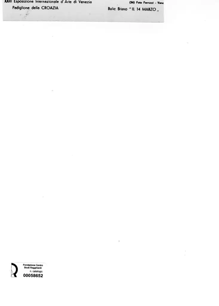 Anonimo , Bulic, Bruno - sec. XX - Natura morta , retro