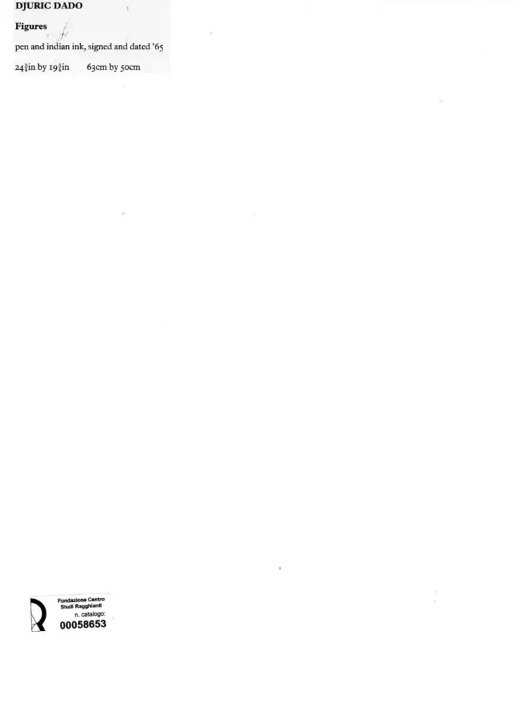Anonimo , Dado, Djurc - sec. XX - Figures , retro
