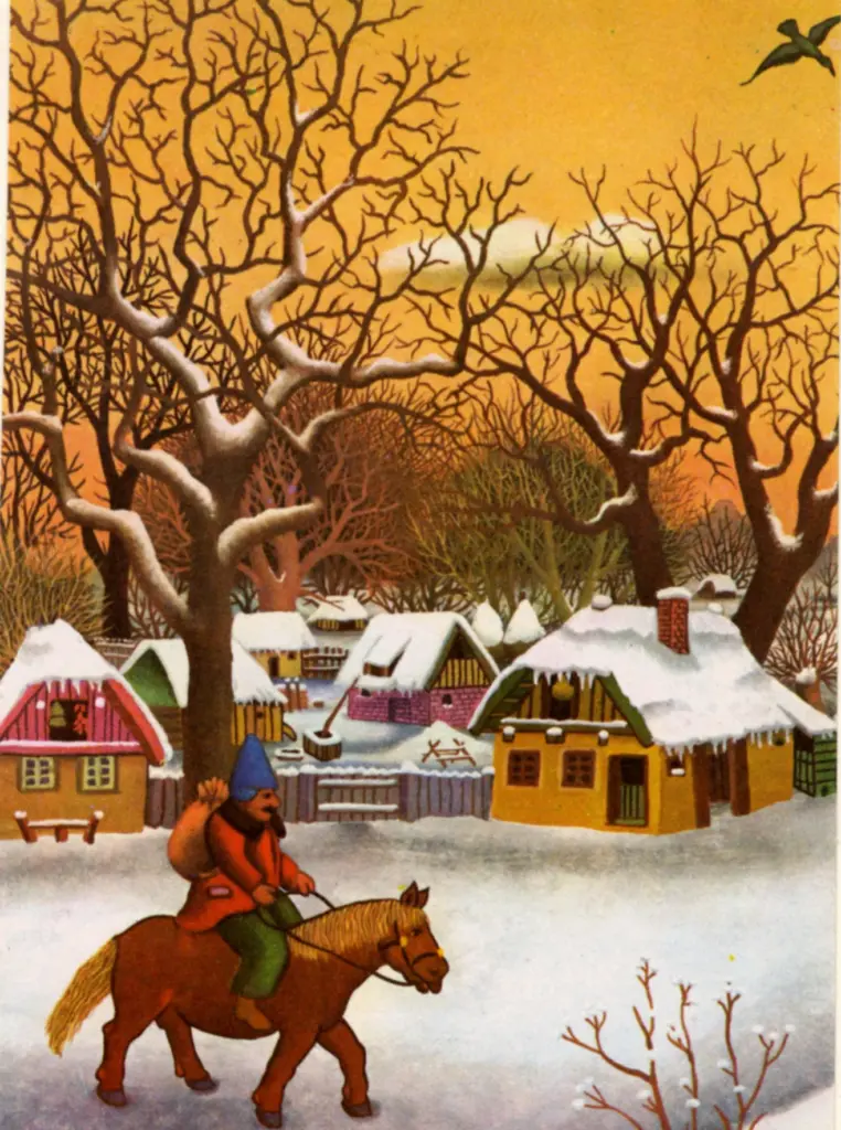 Generalic, Ivan , Paesaggio invernale -