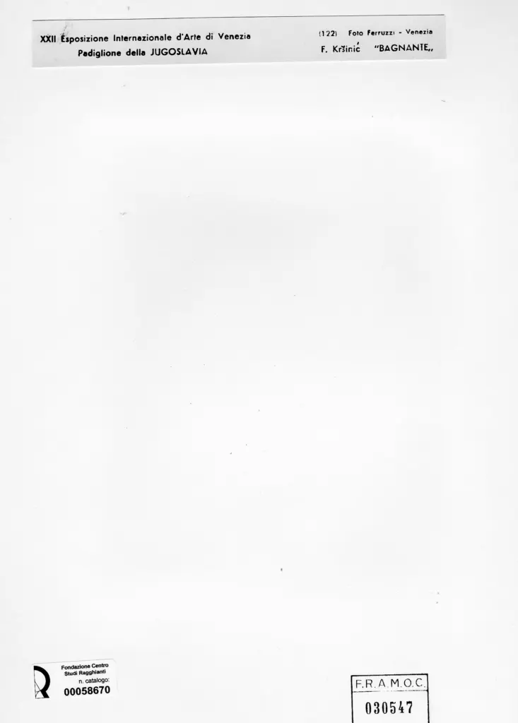 Fotografia Ferruzzi , Krsinic, Frane - sec. XX - Bagnante , retro