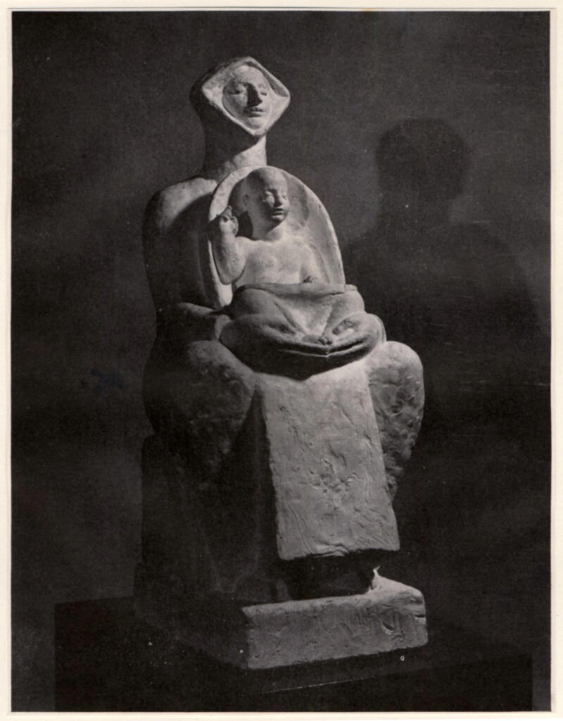 Anonimo , Mestrovic, Ivan - sec. XX - Madonna and Child , fronte