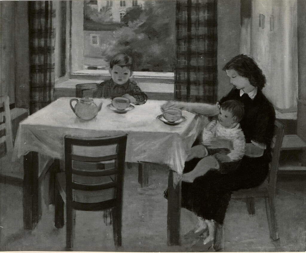 Fotografia Ferruzzi , Sedej, Mahsin - sec. XX - Donna con due Bambini , fronte