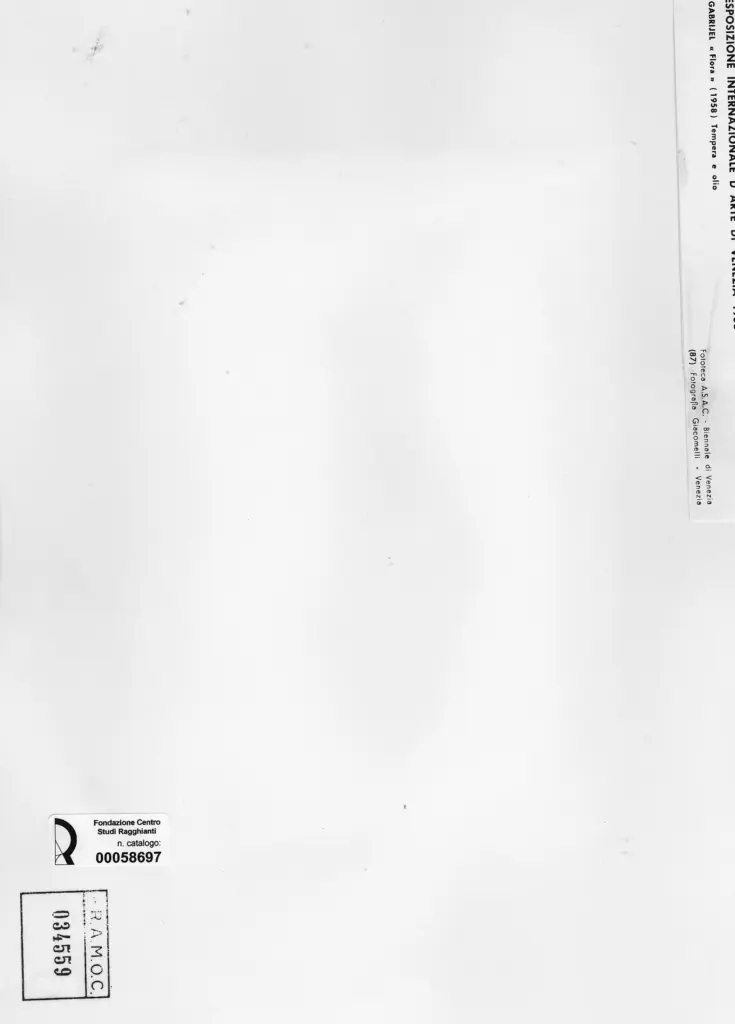 Giacomelli , Stupica, Gabrijel - sec. XX - Flora , retro