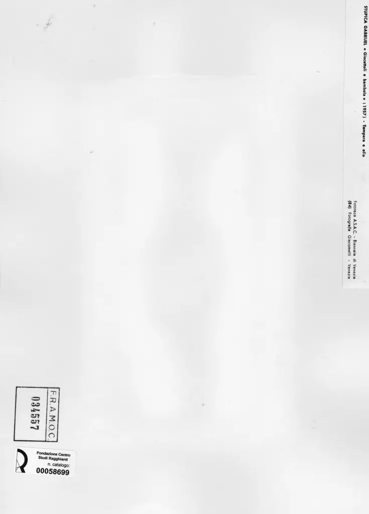 Giacomelli , Stupica, Gabrijel - sec. XX - Bambola , retro