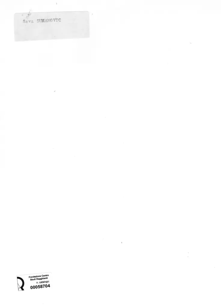 Anonimo , Sumanovic, Sava - sec. XX - Marinaio in riposo , retro