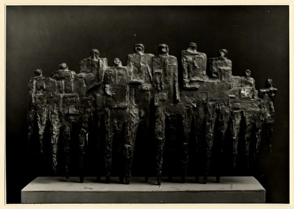 Giacomelli , Trsar, Drago - sec. XX - Manifestanti II , fronte