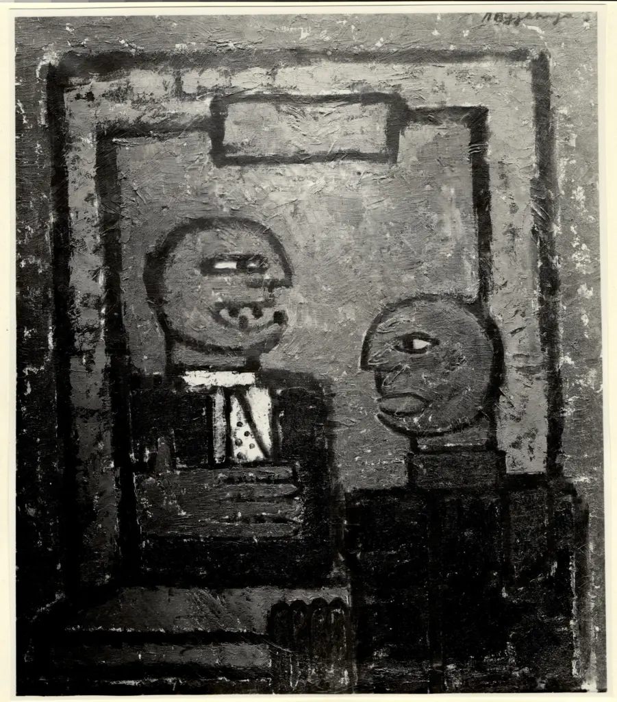 A.F.I. Agenzia Fotografica Industriale , Vujaklija, Lazar - sec. XX - Allo sportello , fronte