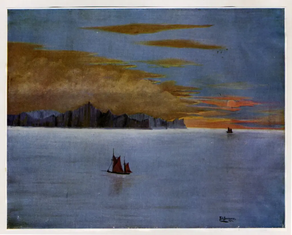 Anonimo , Kjarva, Johannes S. - sec. XX - Evening , fronte