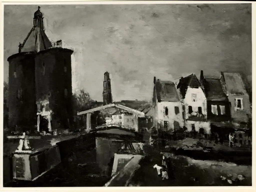 A.F.I. Agenzia Fotografica Industriale , Kutter, Joseph - sec. XX - Ponte a Enkhuizen , fronte