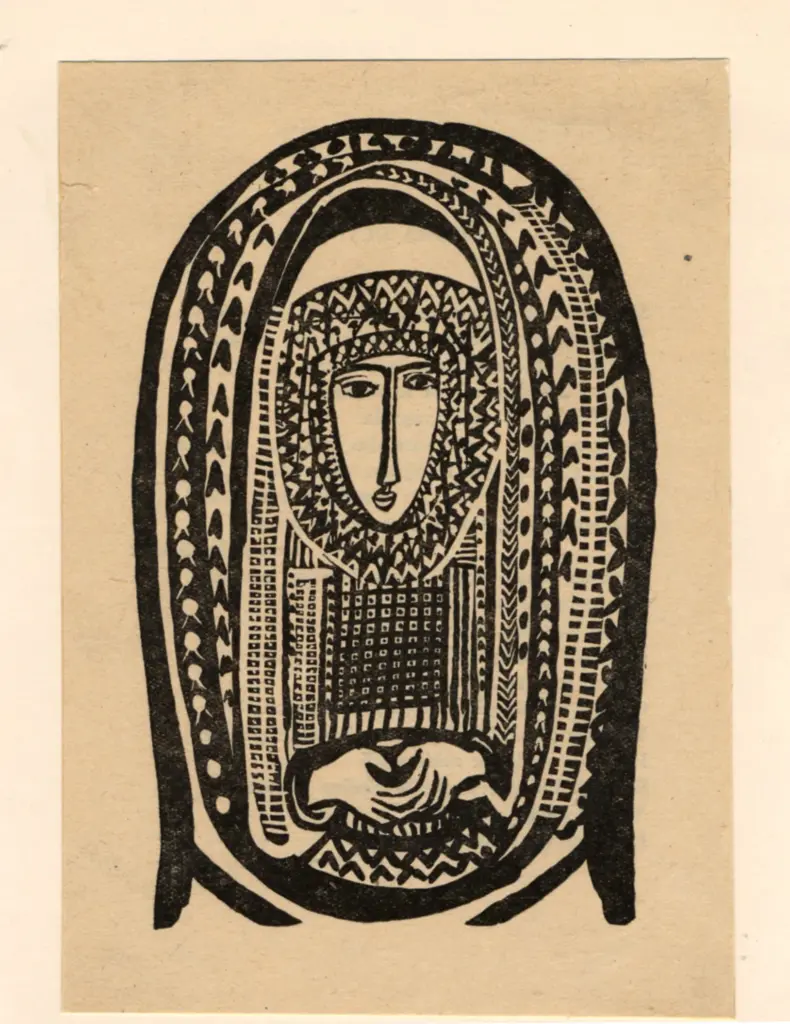 Anonimo , Rahmi, Bedri - sec. XX - Ritratto bizantino