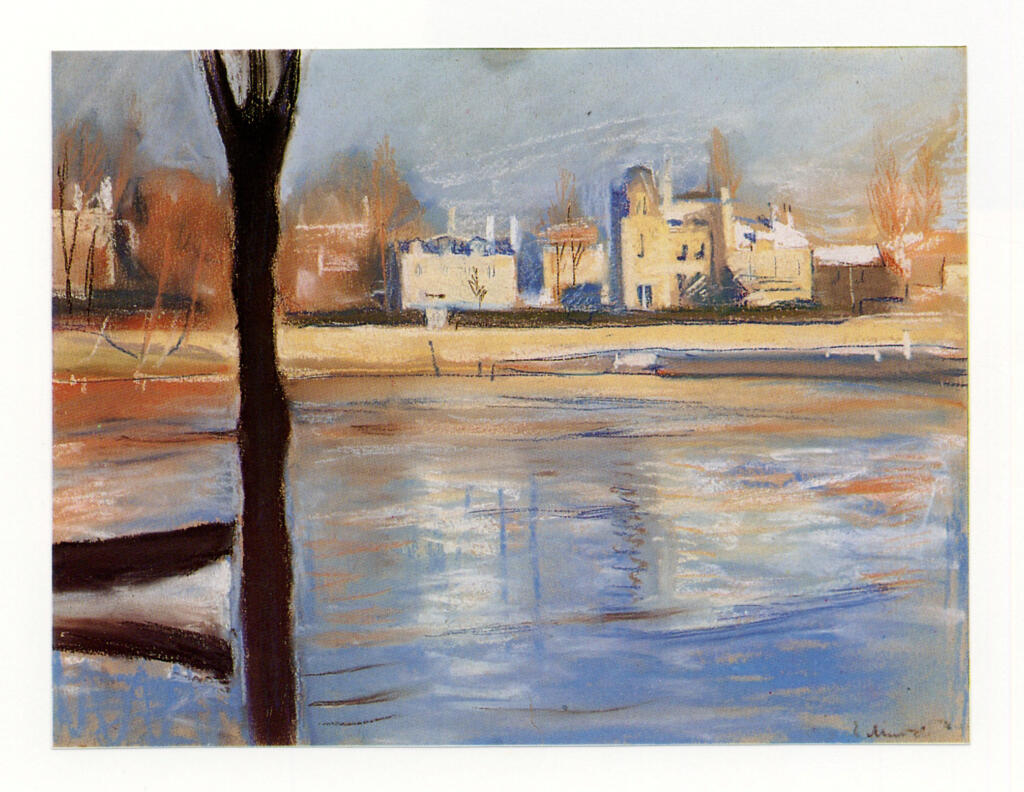 Anonimo , Munch, Edvard - sec. XIX - The Seine at St. Cloud , fronte