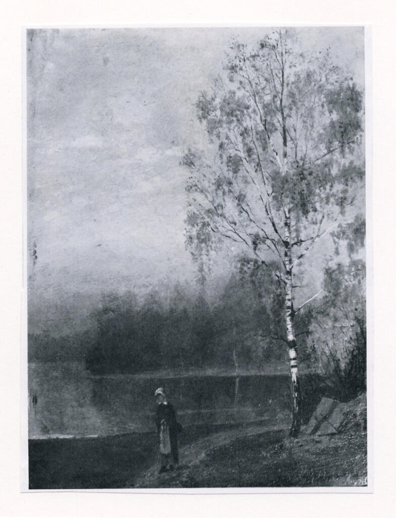 Anonimo , Munch, Edvard - sec. XX - A Woman standing beside a River , fronte