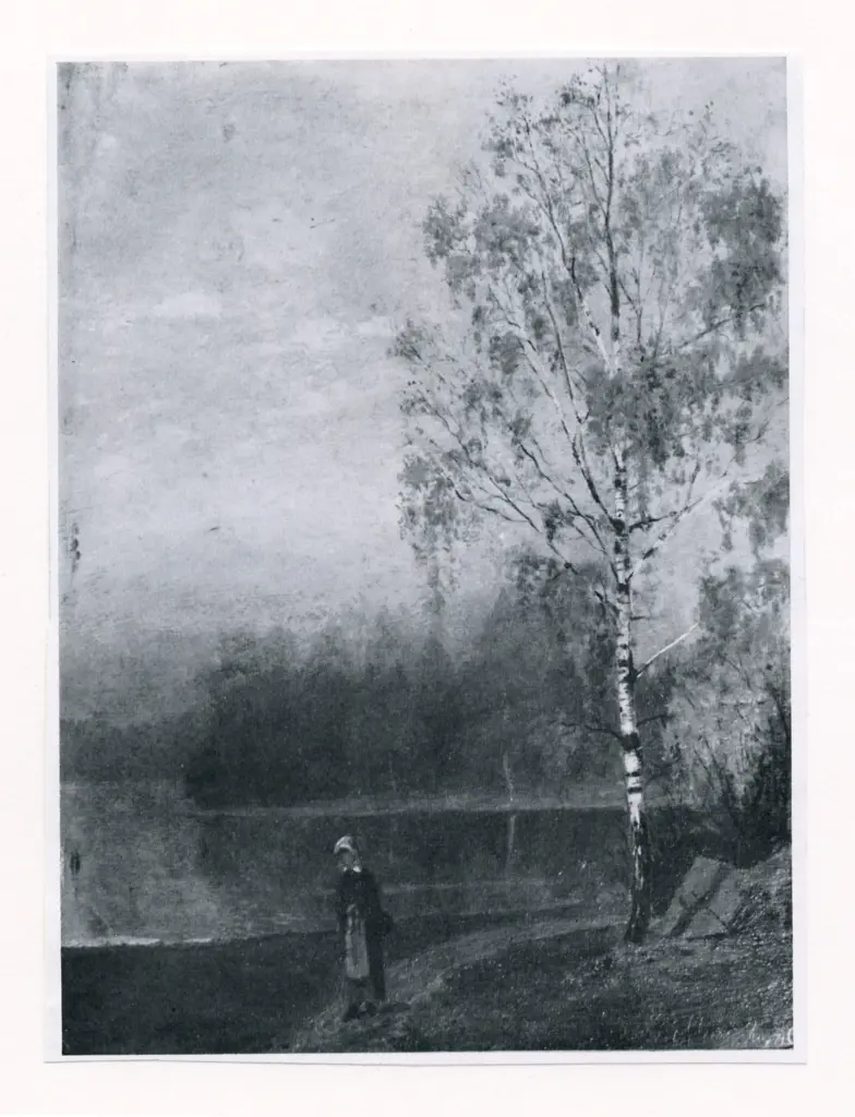 Anonimo , Munch, Edvard - sec. XX - A Woman standing beside a River , fronte